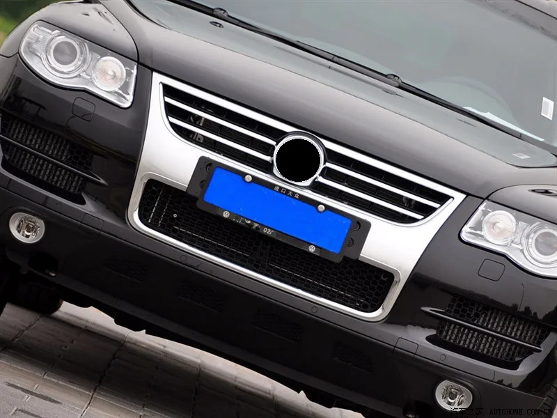 Высокое качество подходит для Volkswagen Touareg 2008 2009 2010 передняя решетка сетка решетка ABS сетка