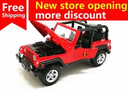 1:24 сплава модели автомобиля Jeep Wrangler внедорожник литья детские игрушки сильный откат функции лучший подарок для детей