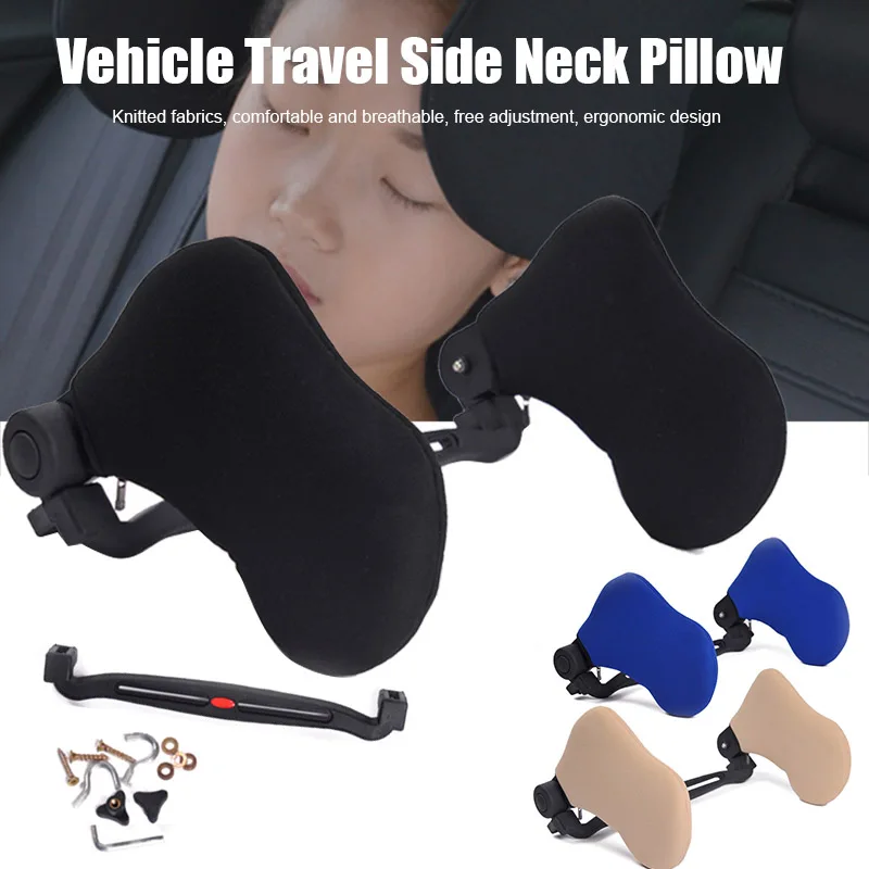 

Car Seat Headrest Pillow Multi-angle Adjustable Head Support Rest Side Cushion XR657