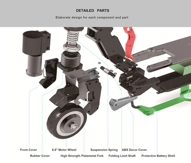 Flash Deal 2019 NEW Dual Motors Foldable S5 PRO Electric scooter Carbon Fiber scooters Skateboard Kick Scooter powerful electric bicycle 6