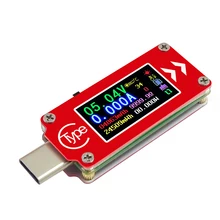 TC64 тип-c USB цифровой вольтметр Амперметр Напряжение измеритель тока мультиметр батарея PD перезарядка мощность тестер
