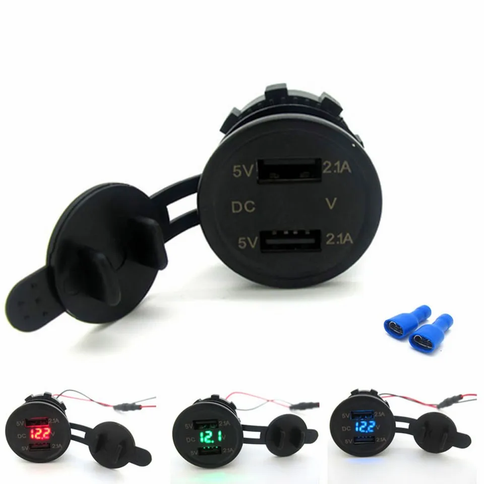 

CHELINK 5V 2.1A LED Car Charger with Dual Usb Phone usb socket auto accessory For iPhone Ipad Samsung xiaomi LG MP4 GPS Tablet