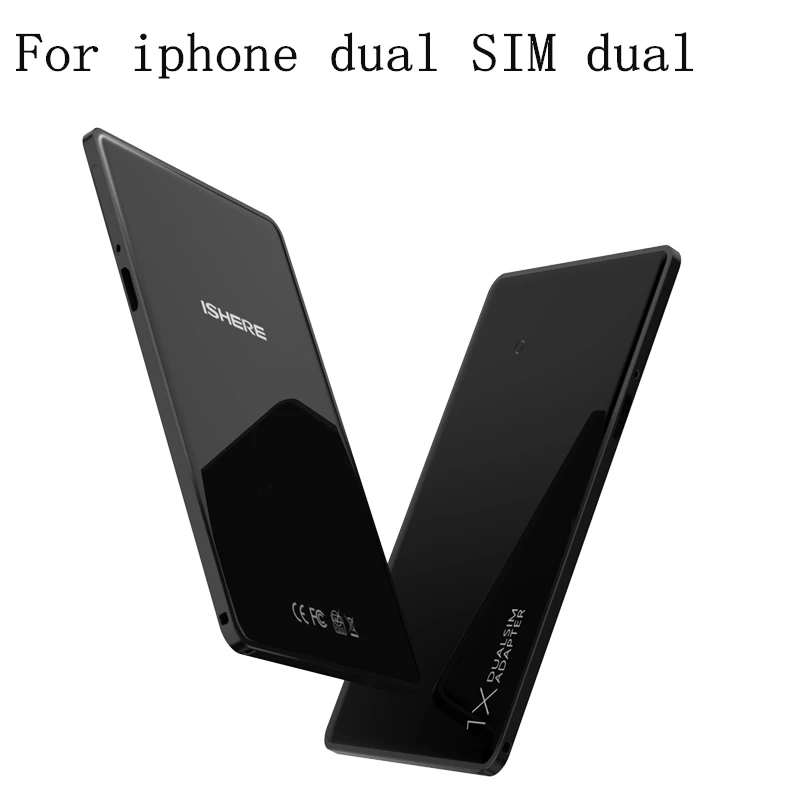 

Dual SIM Dual Card Adaptor Wireless Bluetooth 4.0 Smart Dual Micro Card Reader 4mm Ultra thin For iPhone x 8 Plus iPad