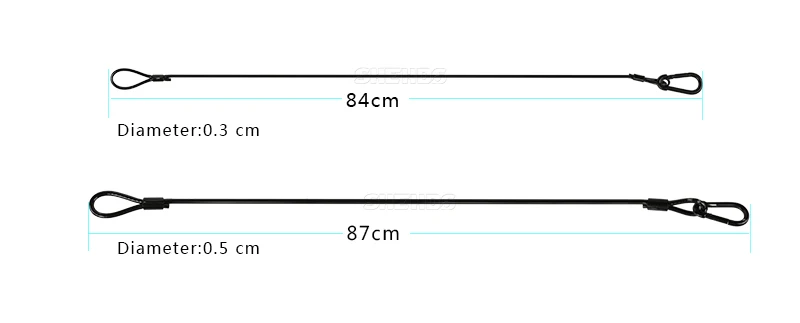 SHEHDS веревка из нержавеющей стали ПВХ 3 мм 5 мм толщина провода защитные кабели с петельными концами для сценический светильник
