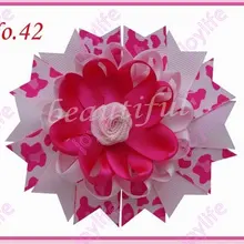 20 штук 4,5 роман «ласточкиным хвостом» гнездо банты волосов розовая Изысканная заколка для волос бант для волос для девочек