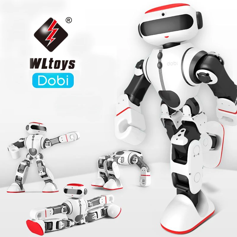 

Wltoys F8 Dobi Intelligent Humanoid Voice Control Multifunction App Control RC DIY Robot Toys Children Kid Gift VS JJRC R1 R2 R3