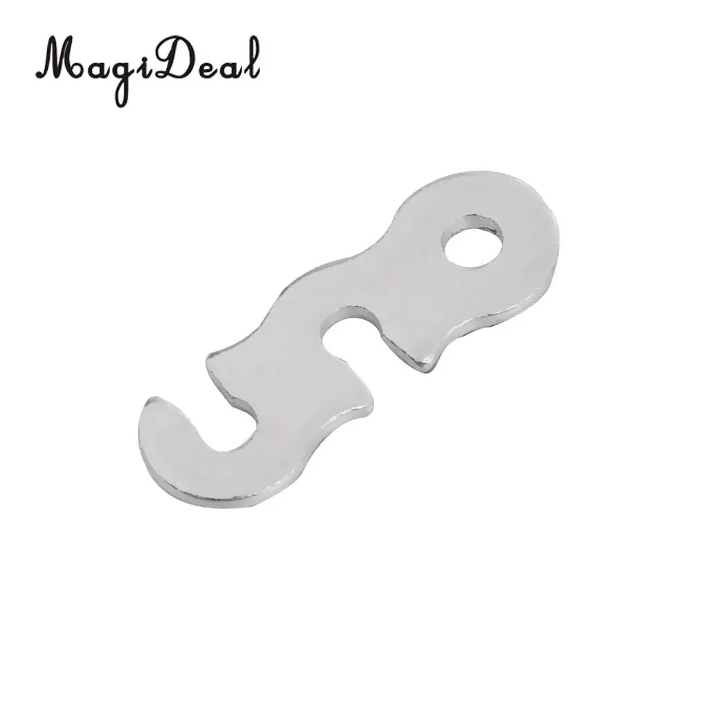 MagiDeal Lightweight 10Pcs Tent/ Awning Guy Line Runner Guyline Rope Lock Tensioner Tools Camping Supplies Tent Accessory Silver