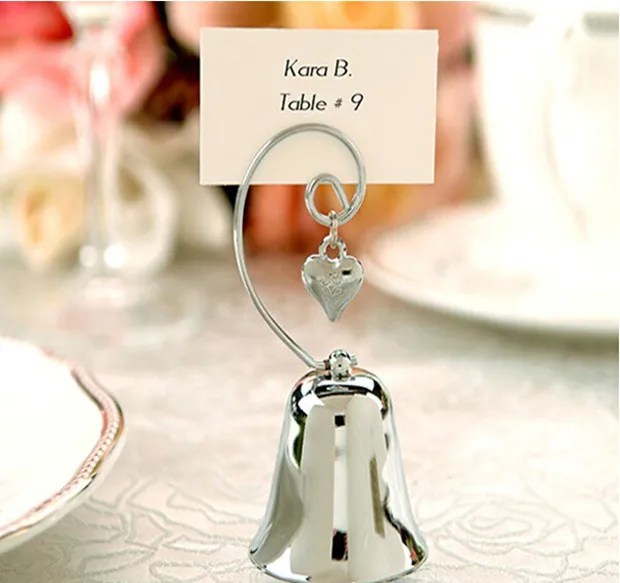 200pcs Wedding Party Decoration Pendant Love Heart Bell Place Name Card 