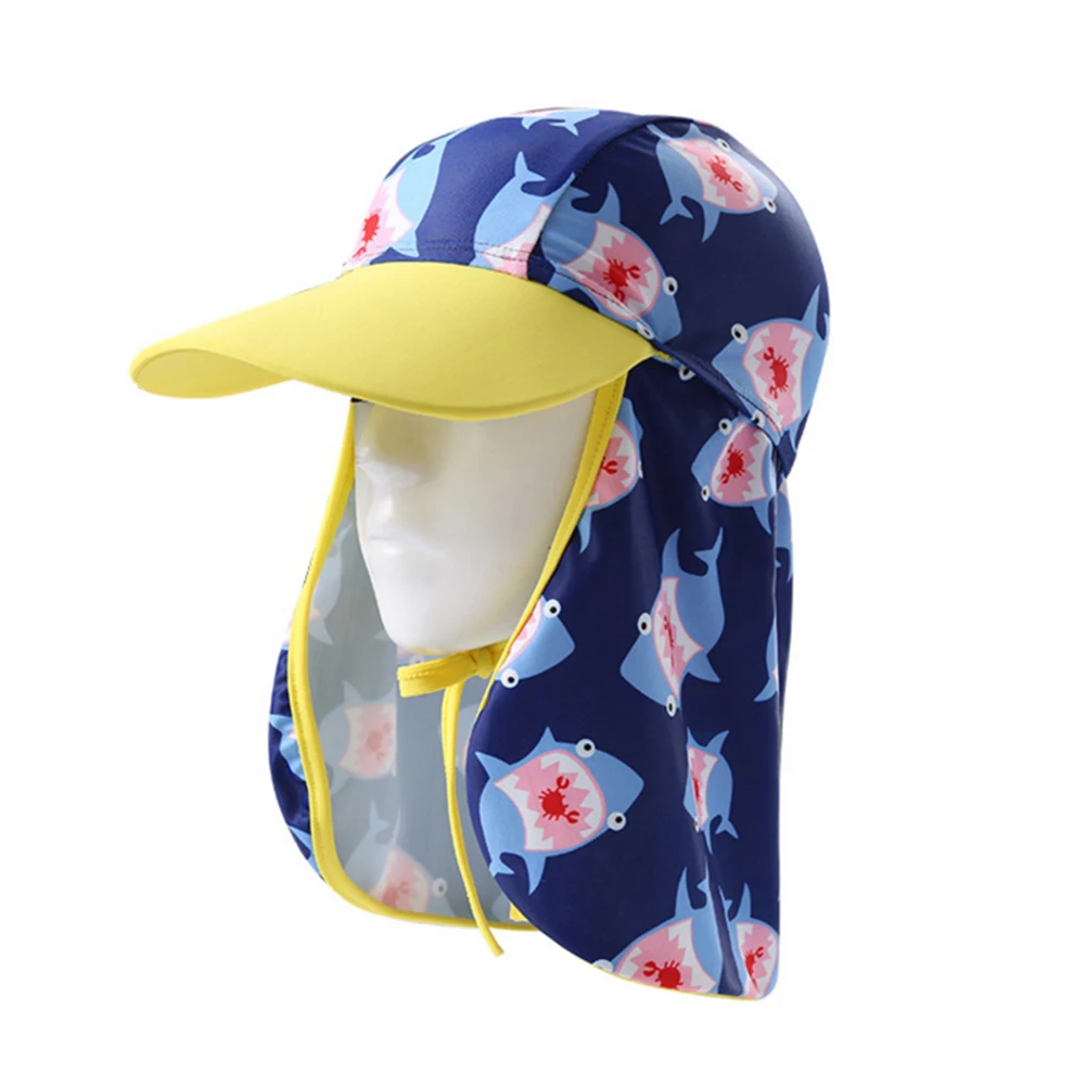Взрывной солнцезащитный головной убор, Детская кепка для шеи, защита ушей, дышащий, анти-УФ, солнцезащитный козырек, пляжная шляпа, защита шеи, ухо, дышащая, защита от ультрафиолета