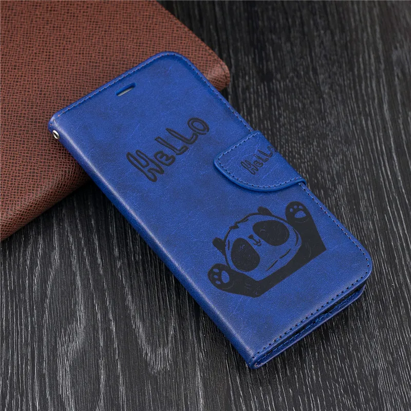 Чехол Coque на Honor 7C 7A Pro Чехлы для huawei откидная крышка кожанный мягкий силиконовый