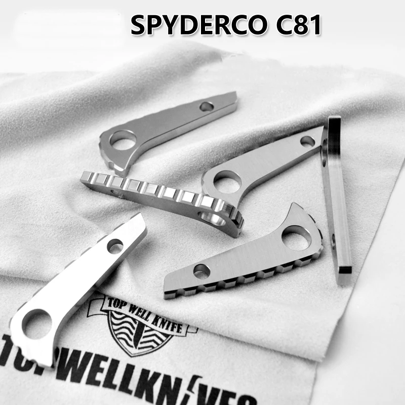 Knife DIY Tools For Spider C81 Spine Titanium Alloy for EDC Keel Back Accessories | Инструменты