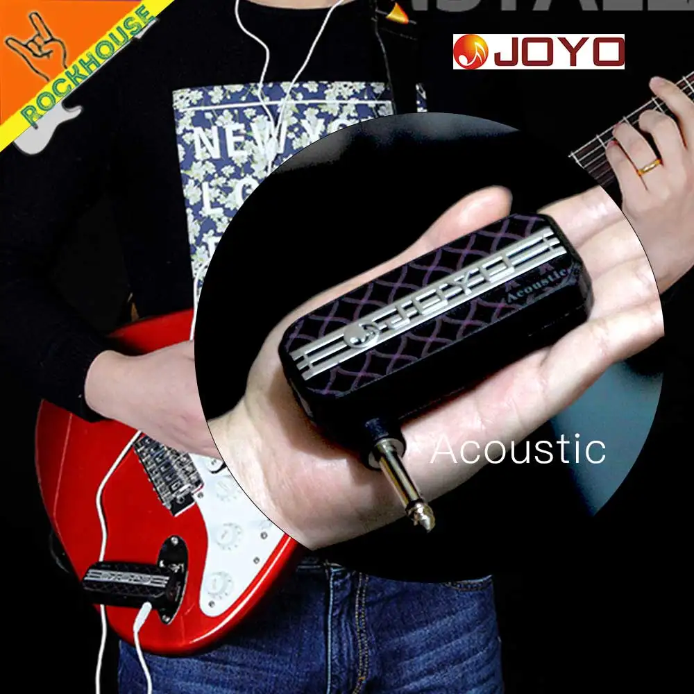

JOYO JA-03 Portable Electric Guitar Pocket Amplifier headphone output Metal distortion AMP simulator lead distortion Free Ship