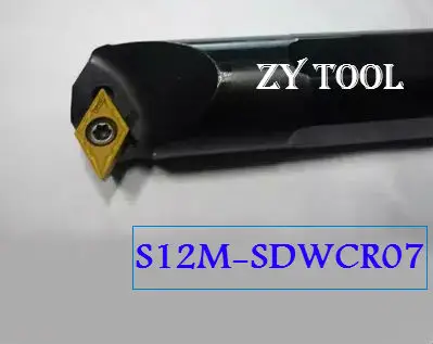 

S12M-SDWCR07 turning tool holder 10mm internal Turning tools Screw Locked CNC Lathe Tool Holder For DCMT070204 Inserts,SDWCR/L