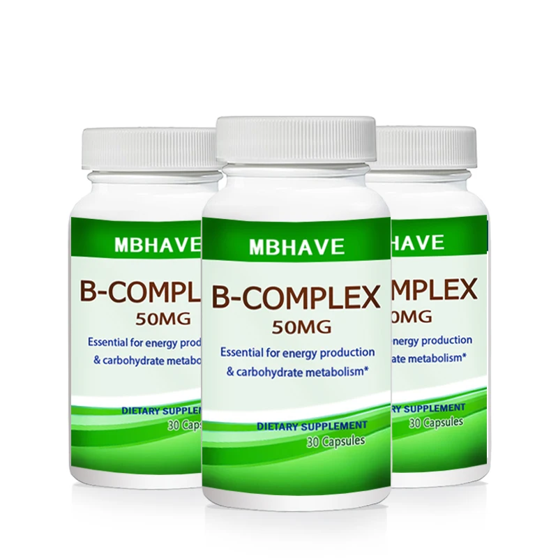 Baratos Oferta 2019 3 botellas de complejo de vitamina B de alta resistencia todas las 9 vitamina B biotina y B12 B complejo