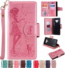 Зеркало Чехол-кошелек для iphone X, 8, 7, 6 5SE на короткой цепочке Искусственная кожа чехол для samsung S7 S8 S9 Note8 Note9 женские чехол для телефона чехол A8