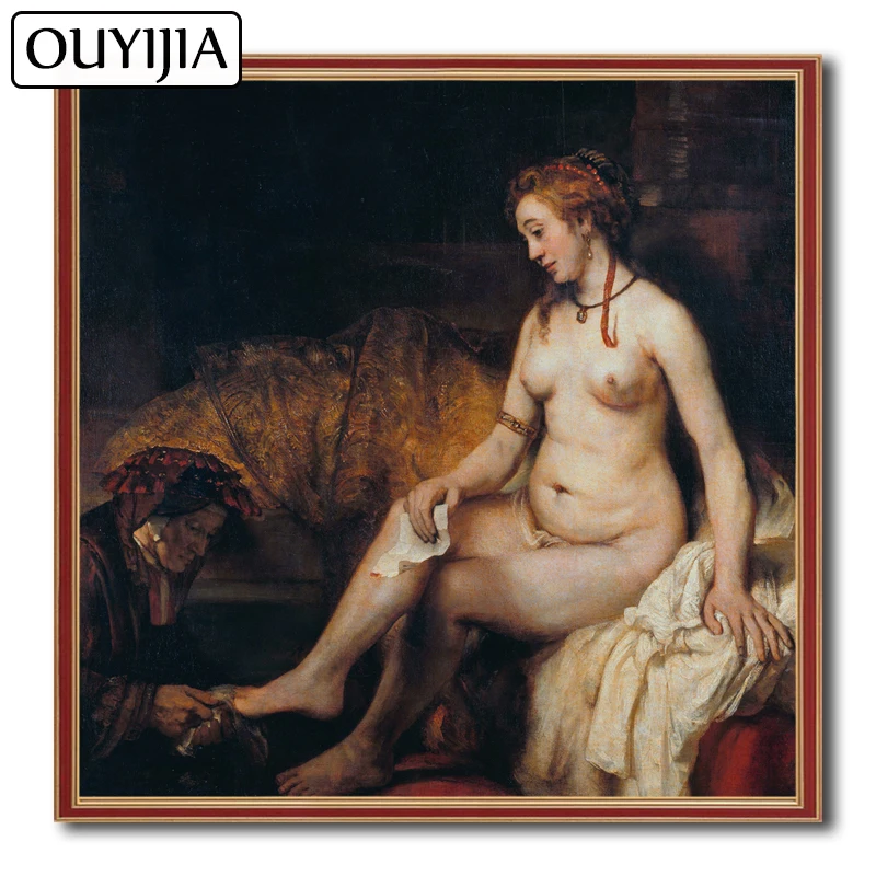 OUYIJIA 5D DIY Rembrandt женские картины стразы украшение персонажа подарок портреты