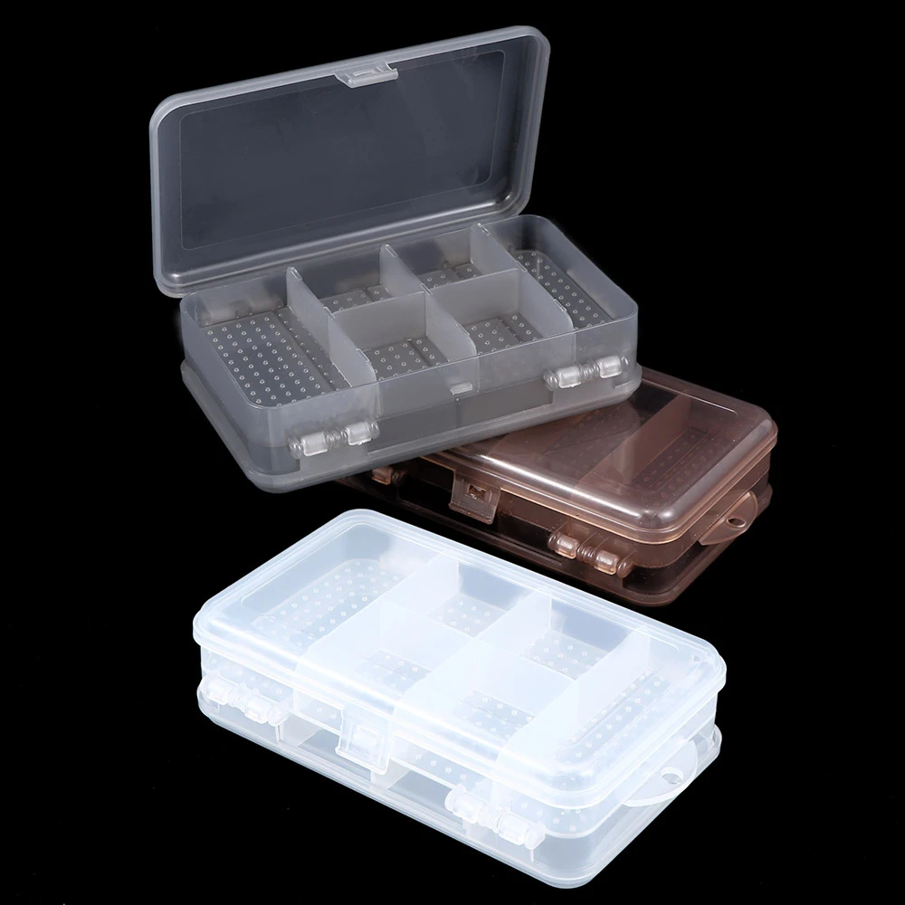

10 Slots Plastic Storage Box Transparent Rectangle Case Organizer Boxes For Small Handmade Packing Jewelry