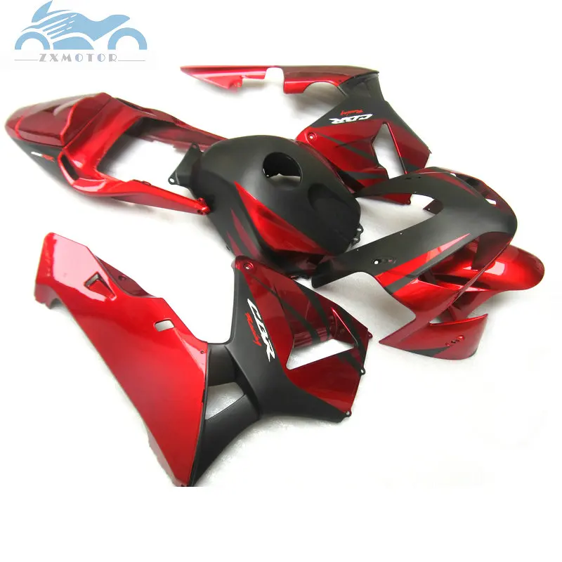 ABS plastic Injection fairing kit fit for Honda CBR600RR 03 04 CBR 600 RR 2003 2004 aftermarket fairing kits red black NY04