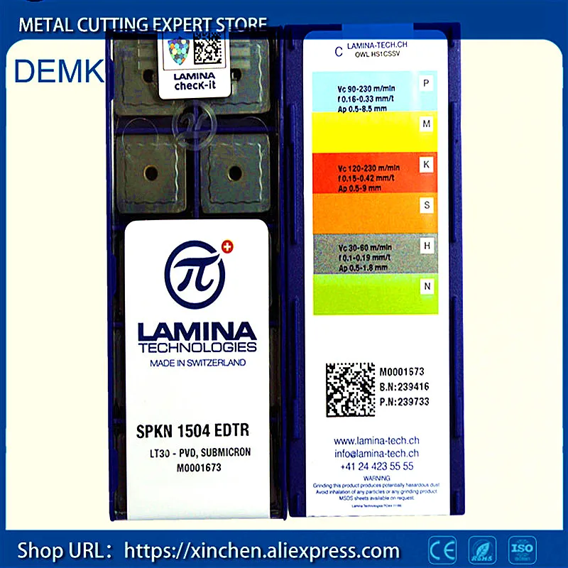 Нож Бесплатная доставка SPKN1504EDTR LT30 lamina ЧПУ Токарный станок фрезерный станок Карбид ЧПУ лезвие 10 шт