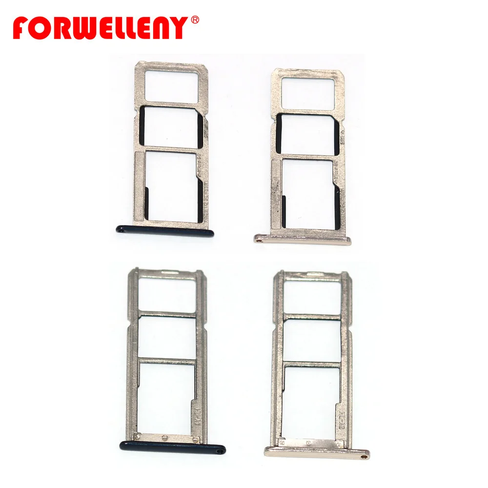 

For motorola moto G6 play Micro Sim Card Holder Slot Tray Replacement Adapters, Black, silver XT1922-5/XT1922-4/XT1922-2