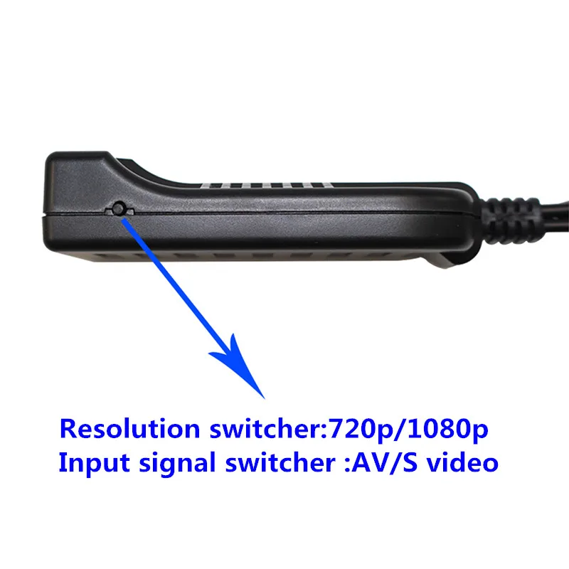 S-vídeo para Hdmi Conversor de Vídeo de Áudio Upscaler para Monitor de Câmera Wiistar Macho Cvbs Av2hdmi Adaptador 1080 p 3rca - - Image 6