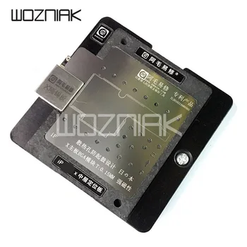 

Best for iphone xs X 7 7P 6S 6G 6P Plus CPU NAND processor BGA reball Tin Net HDD Baseband Stencil Great Repairing Base Tool