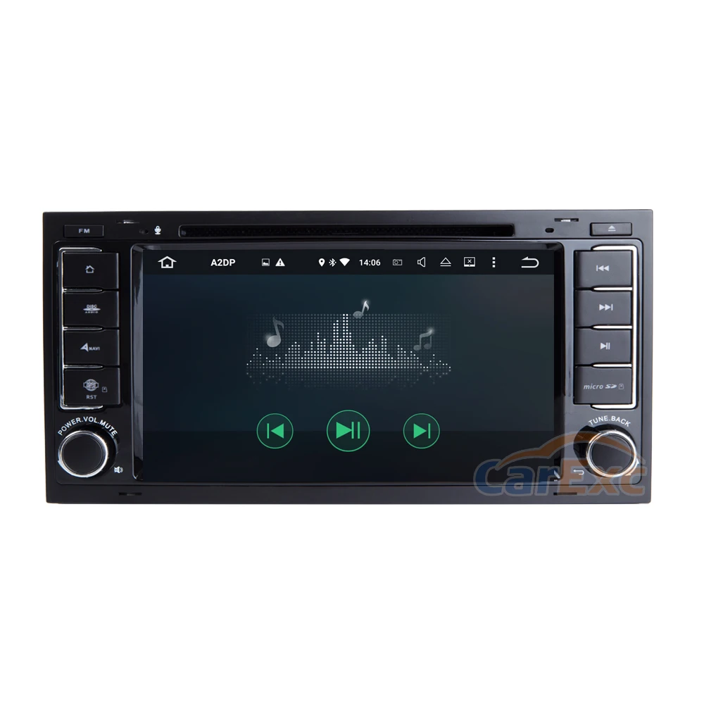2G ram Android 9 OS автомобильный мультимедийный стерео плеер для Volkswagen Touareg T5 транспортер мультивен 2004-2011 радио, dvd, gps Nav