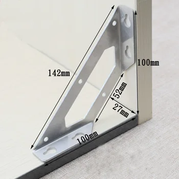 

2pcs stainless steel L type Angle code 90 degrees right Angle thickening fixed plank joint tripod