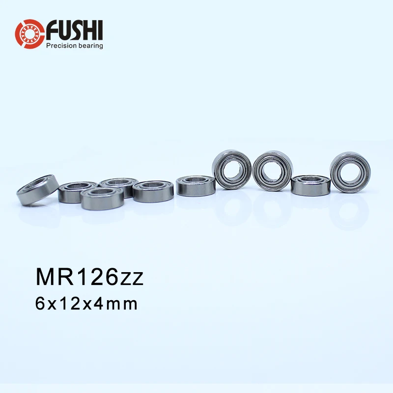 Шариковый подшипник MR126zz MR128zz MR74zz MR63zz 10 шт. Метрическая Хромовая сталь MR126z MR128z MR74z