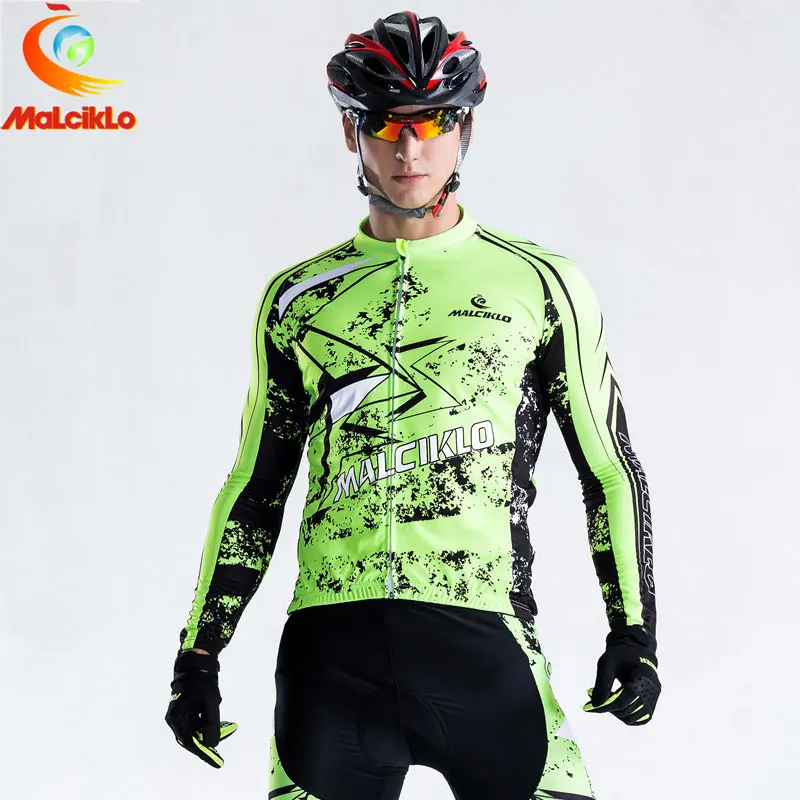 

Malciklo Ropa Cycling Clothing Long Thin Racing MTB Bike Maillot Rock Racing Bike Clothing Ropa Ciclismo Cycling Jersey L051