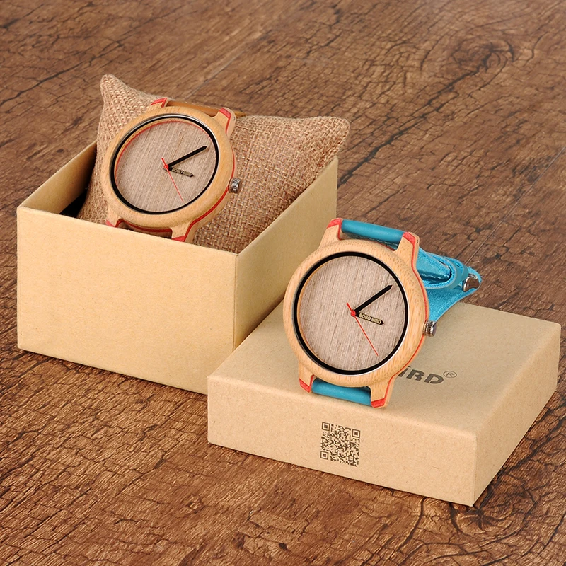 BOBO BIRD Watches Men Quartz Analog Bamboo Wirstwatch Male In Wood Box kol saati Customized logo