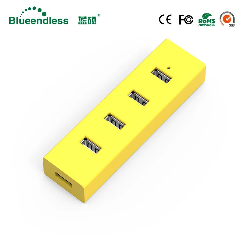 Blueendless H405U3 USB 3.0 HUB 4 Ports Super Speed 5GBPS USB Splitter with ON/OFF For Computer Peripherals Accessories
