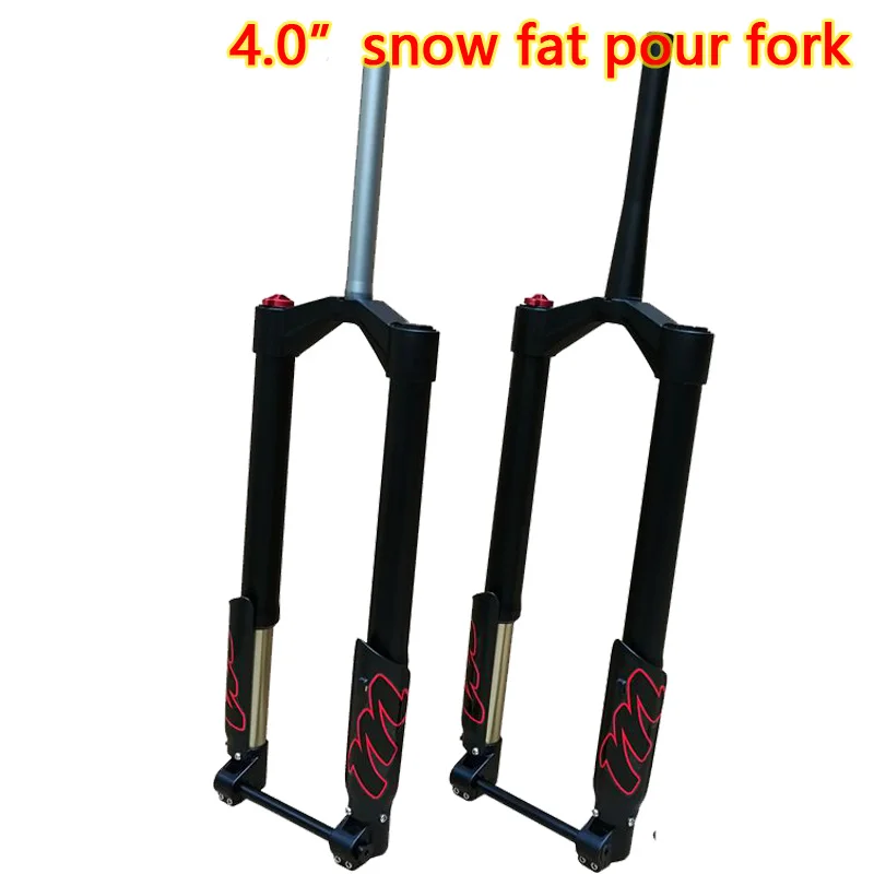 

MODENG Snow MTB Moutain 26inch Bike Fork Fat bicycle Fork Air Gas Locking Suspension Forks Aluminium Alloy For 4.0"Tire 150MM