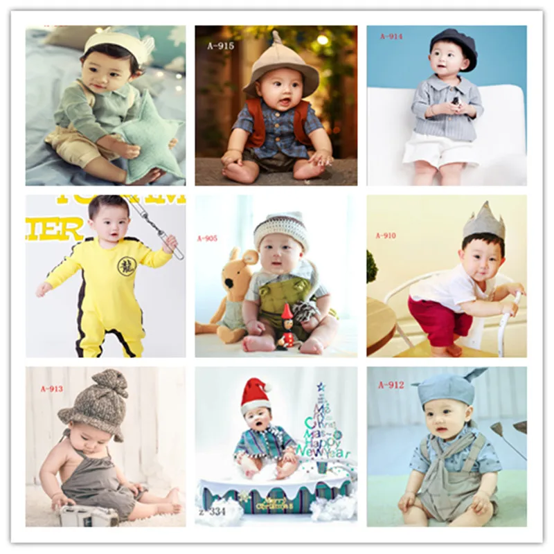 Dvotinst Baby Boys Photography Props Gentleman Outfits Clothes Set for 3-6M Fotografia Wedding Party Studio Shoot Photo Prop | Детская