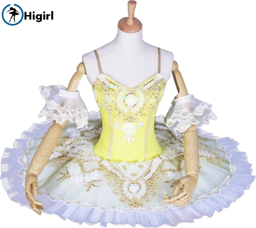 yellow ballet tutu for girls adult ballet tutu  classical competiton ballet tutu professional ballet costumes for kidsBT8955C
