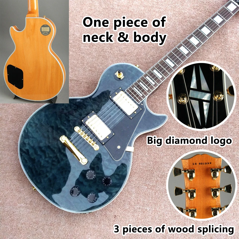 

GUITAR electric guitar, One piece of body & neck, adjusting the adjacent Matic bridge, combination, gihaiy