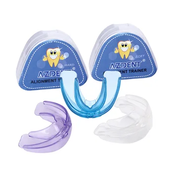 

AZDENT Orthodontic Braces Appliance Dental Braces Silicone Alignment Trainer Teeth Retainer Teeth Alignment Mouthguard