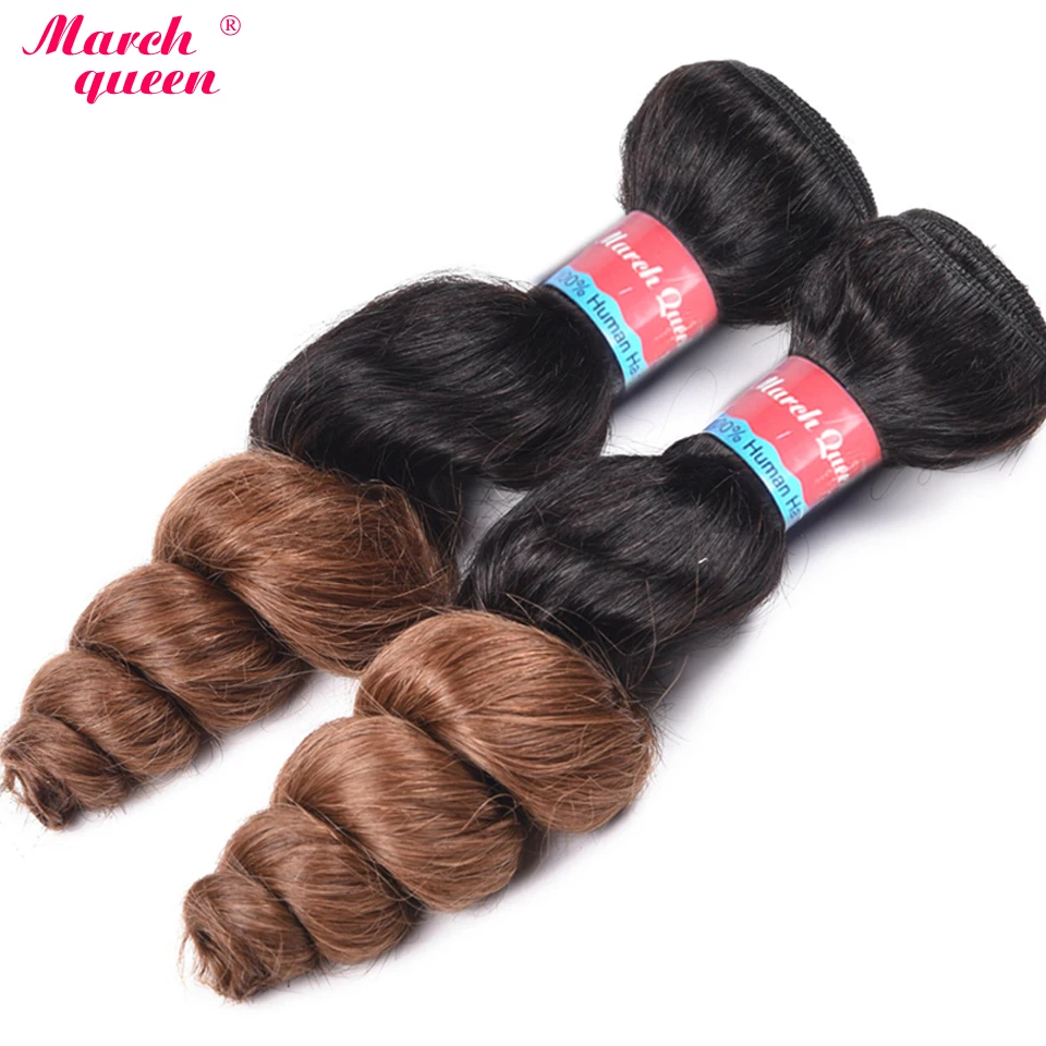 ombre 1b 30 loose wave hair 6