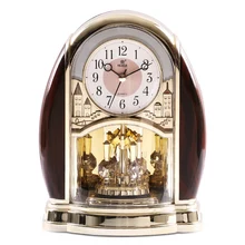 POWER Brand High end Desk Clock Silent Quartz Movement Table Clock Crystal Masa Saati Saat Light