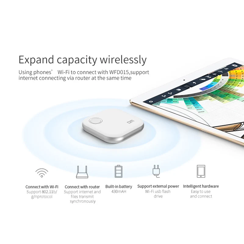  DM WFD015 32GB Wireless USB Flash Drives WIFI For iPhone/Android/PC Smart Pen Drive Memory Usb Stic