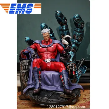 

X-Men Statue Super Villain Magneto Max Eisenhardt Full-Length Portrait Resin Action Figure Collectible Model Toy 45 CM BOX Q724