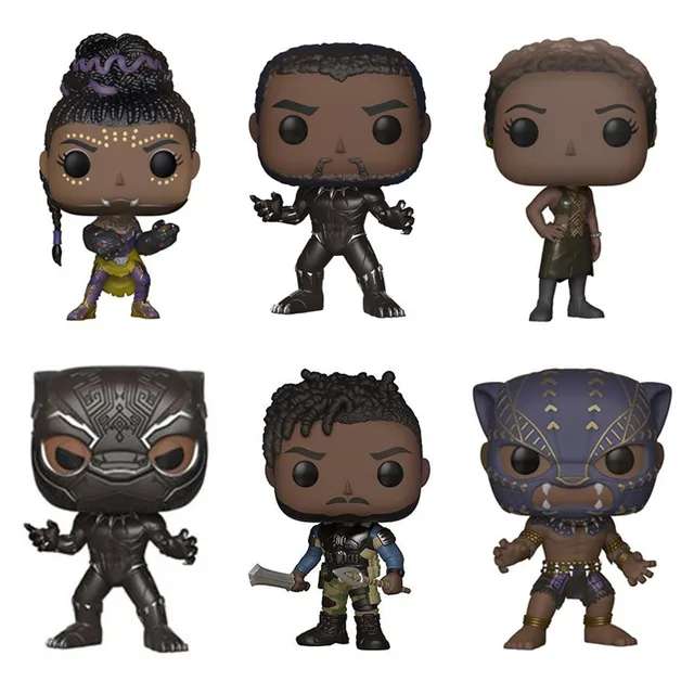 Marvel Legends Black Panther Figurines Nendoroid 10cm PVC Model Black