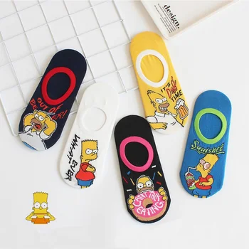 

Women Socks Japanese Summer Kawaii Harajuku Boat Socks Female Casual 3D Cartoon Animal Cute Invisiable Slippers Girl Ankle Socks