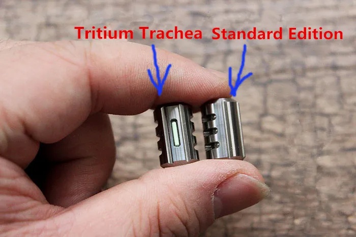 Титановый сплав TC4 нож бусины Паракорд может соответствовать Тритиевой газовой трубке зонтик веревка открытый парашют шнур гаджет EDC мульти инструменты