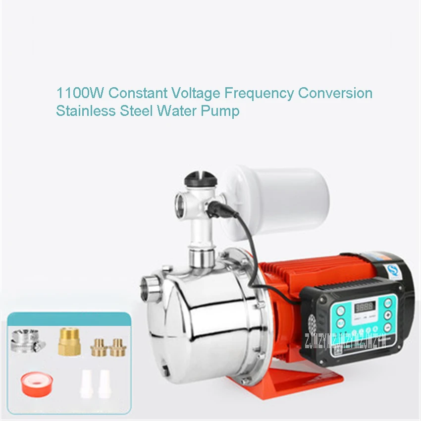 

GLFJET Household Booster Pump Constant Pressure Frequency Conversion Water Circulation Pump Utra-quiet Self-Priming Pump 220V