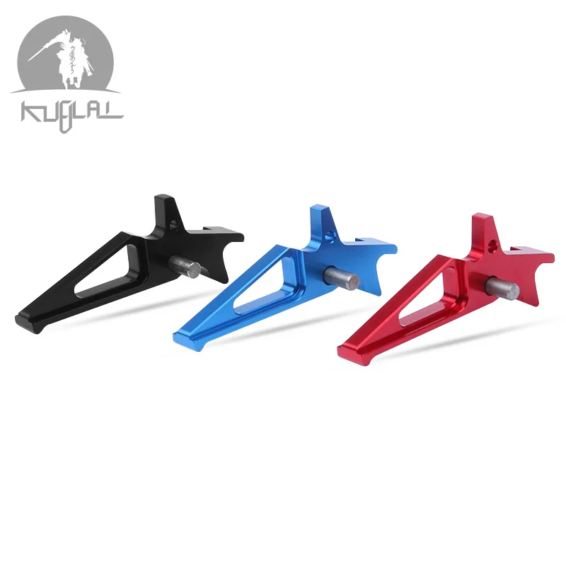 

New IPSC CNC Aluminum Timer Trigger for M4/M16 Airsoft AEG BK Red Blue Hunting Accessories