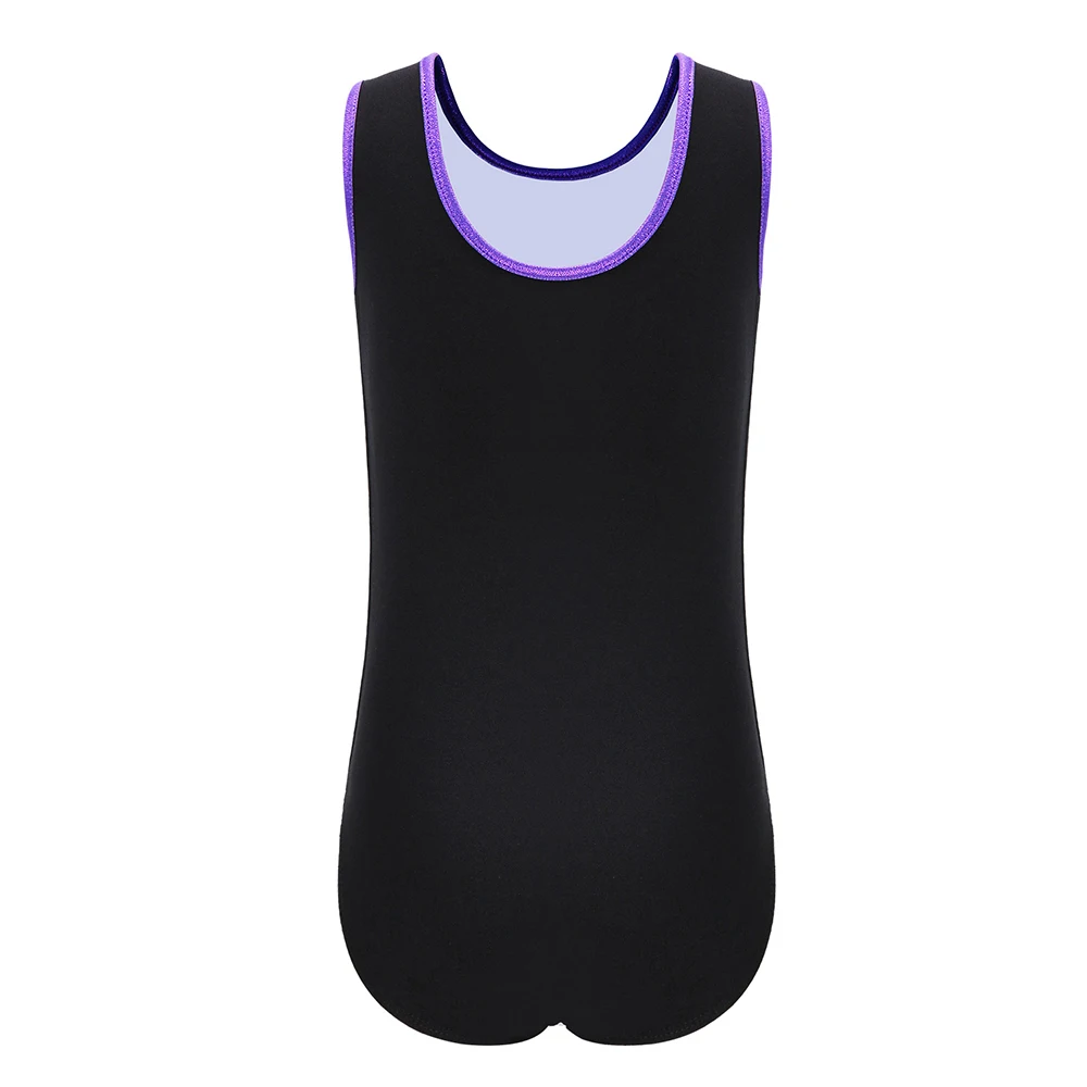 Sleeveless Tank Leotards Gymnastic Leotards Girls Ballet Costume For Kids Teens&Toddler 3-12Y Dancing Training Biketard BAOHULU children dance leotards