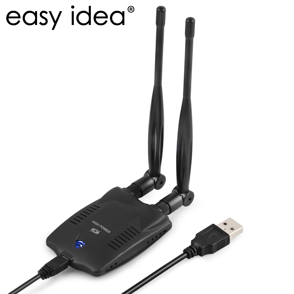 EASYIDEA Dual Antenna Wifi Adapter 5dB 150Mbps USB Wifi Receiver 802