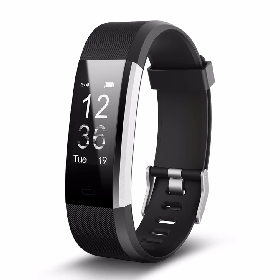 

ID115HR PLUS Smart Wristband Sports Heart Rate Blood Pressure Monitor Smart Band Fitness Tracker Smart Bracelet Smart Watch