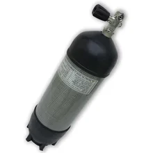 AC109591 Carbon Fiber Air Tank 9LCE 4500Psi With Rubber Boots For Compressed Air Gun Paintball Condor Pcp Drop Shipping Acecare